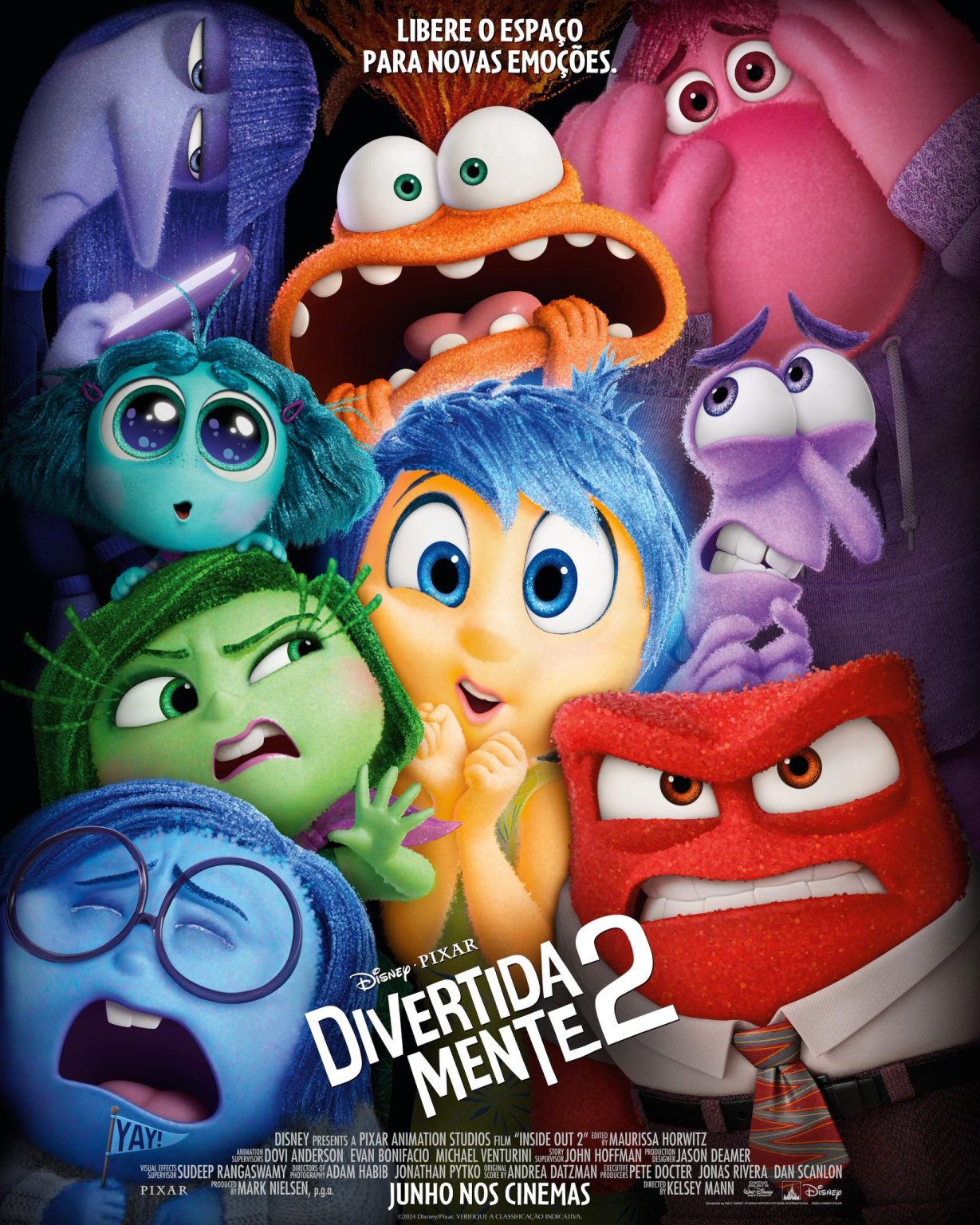Divertida Mente 2 (Inside Out 2) (2024) WEBRip Dublado